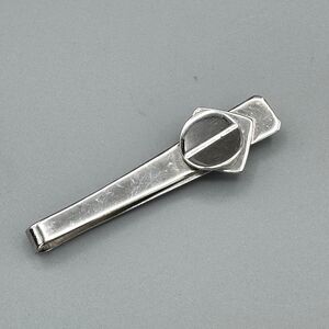 Vtg Resta Tie Bar Clip Clasp Silver Tone Pilots Unisex Retro Hollywood  2.75" L